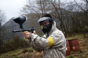 apuntando paintball en asturias