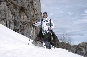 raquetas de nieve en picos de europa