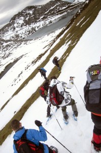 raquetas de nieve en asturias