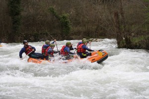 rafting asturias en el rio sella