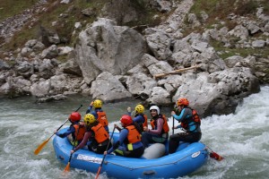 rafting asturias en el rio sella