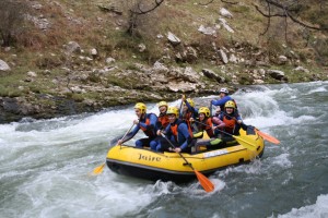 rafting asturias en el rio sella