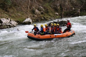 rafting asturias en el rio sella