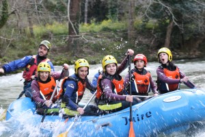 rafting asturias en el rio sella