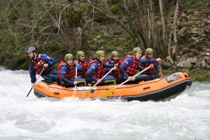 rafting asturias en el rio sella