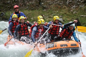 rafting asturias en el rio sella