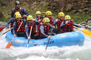 rafting asturias en el rio sella