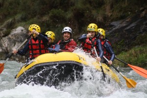 rafting asturias en el rio sella