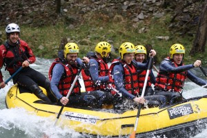 rafting asturias en el rio sella