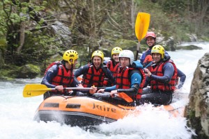 rafting asturias en el rio sella