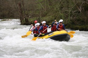 rafting asturias en el rio sella