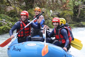 rafting asturias en el rio sella