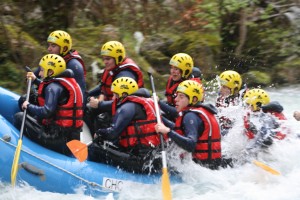 rafting asturias en el rio sella