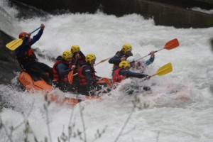 rafting asturias en el rio sella