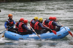 rafting asturias en el rio sella