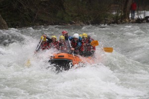 rafting asturias en el rio sella