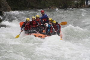 rafting asturias en el rio sella