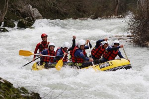 rafting asturias en el rio sella