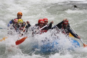 rafting asturias en el rio sella