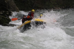 rafting asturias en el rio sella