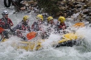 rafting asturias en el rio sella