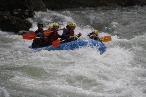 rafting asturias en el rio sella