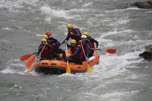 rafting asturias en el rio sella