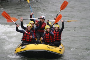 rafting asturias en el rio sella