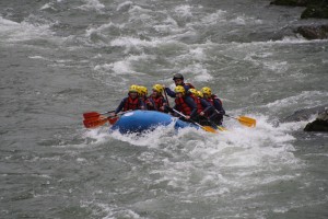 rafting asturias en el rio sella