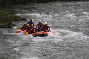 rafting asturias en el rio sella