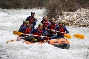 rafting asturias en el rio sella