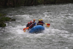 rafting asturias en el rio sella