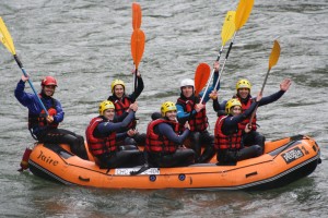 rafting asturias en el rio sella