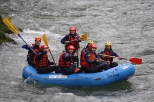 rafting asturias en el rio sella