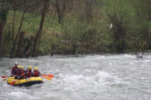 rafting asturias en el rio sella