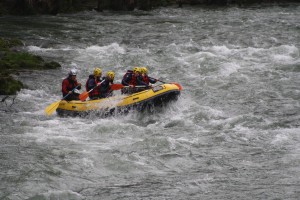 rafting asturias en el rio sella