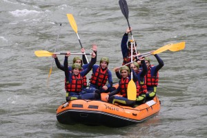 rafting asturias en el rio sella