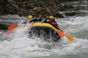 rafting asturias en el rio sella