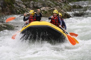 rafting asturias en el rio sella