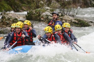 rafting asturias en el rio sella