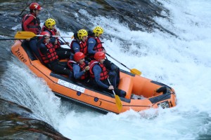 rafting asturias en el rio sella