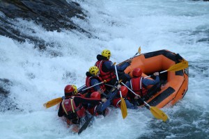 rafting asturias en el rio sella