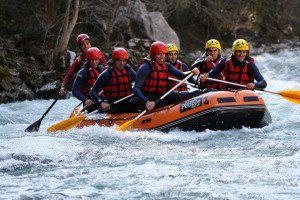 rafting asturias en el rio sella