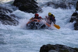 rafting asturias en el rio sella