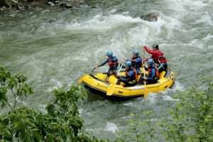 rafting asturias en el rio sella