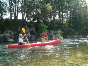 descenso del rio sella en canoa