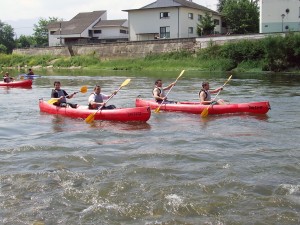 descenso del rio sella en canoa