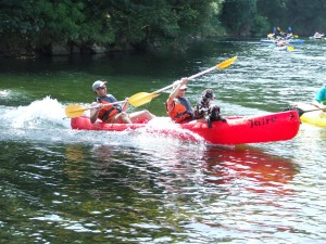 descenso del rio sella en canoa